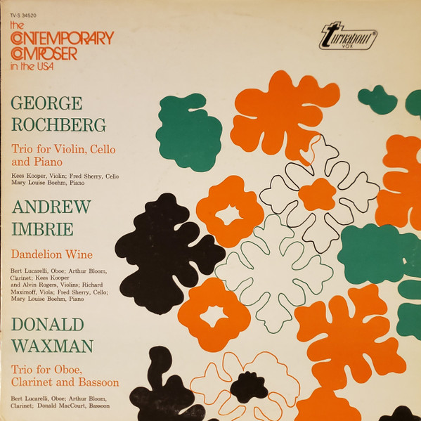 andrew imbrie dandelion wine turnabout records 34520 (1973)