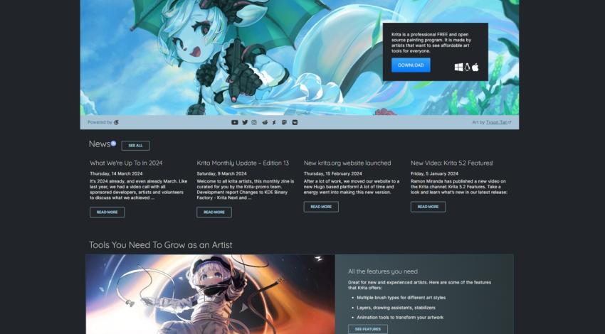 Marilyn Perry's Notes About The Krita Image Editor Software Application