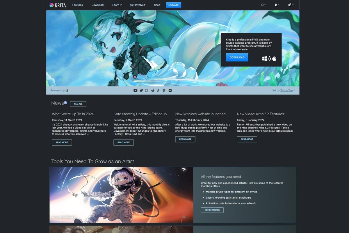 Marilyn Perry's Notes About The Krita Image Editor Software Application